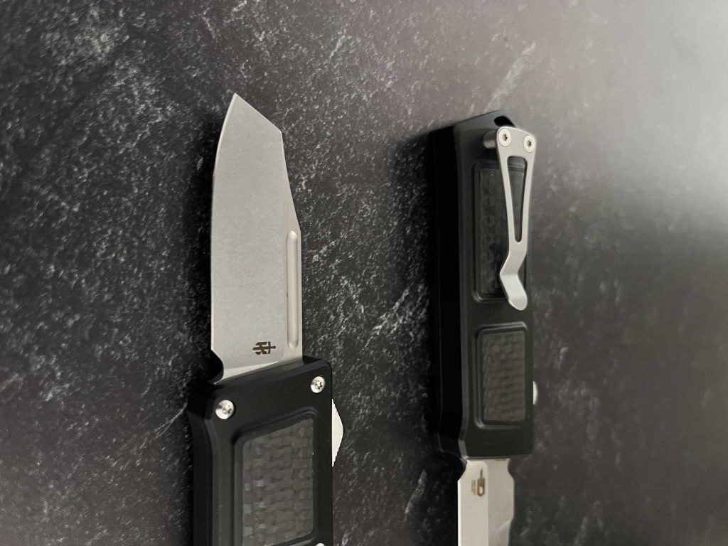 Takcom The Stubby tactical automatic otf knife